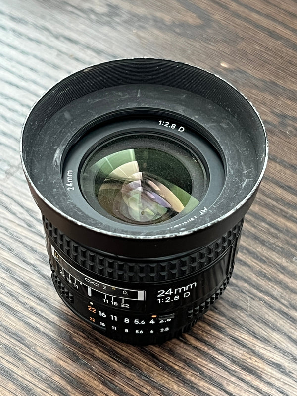 Nikkor AF 24 mm f/2.8D -objektiivi (käytetty)