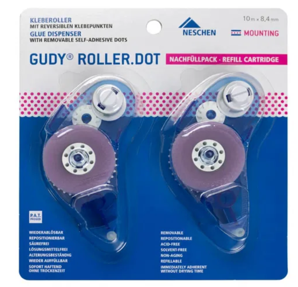 Neschen Gudy Roller Dot -täyttöpakkaus, 2 kpl