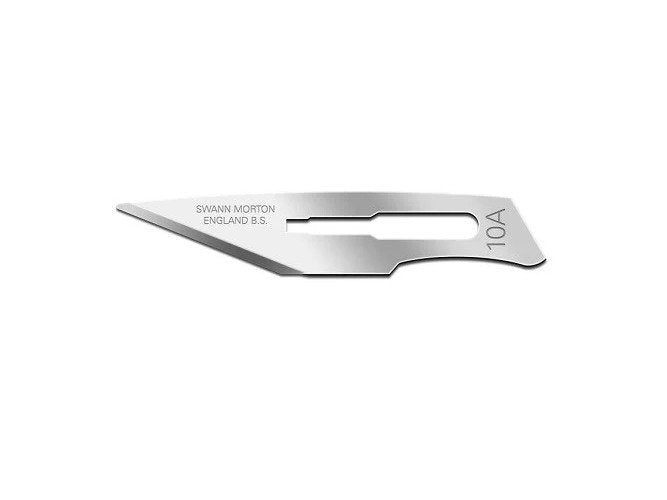Swann-Morton skalpellinterät SM10A, 5 kpl
