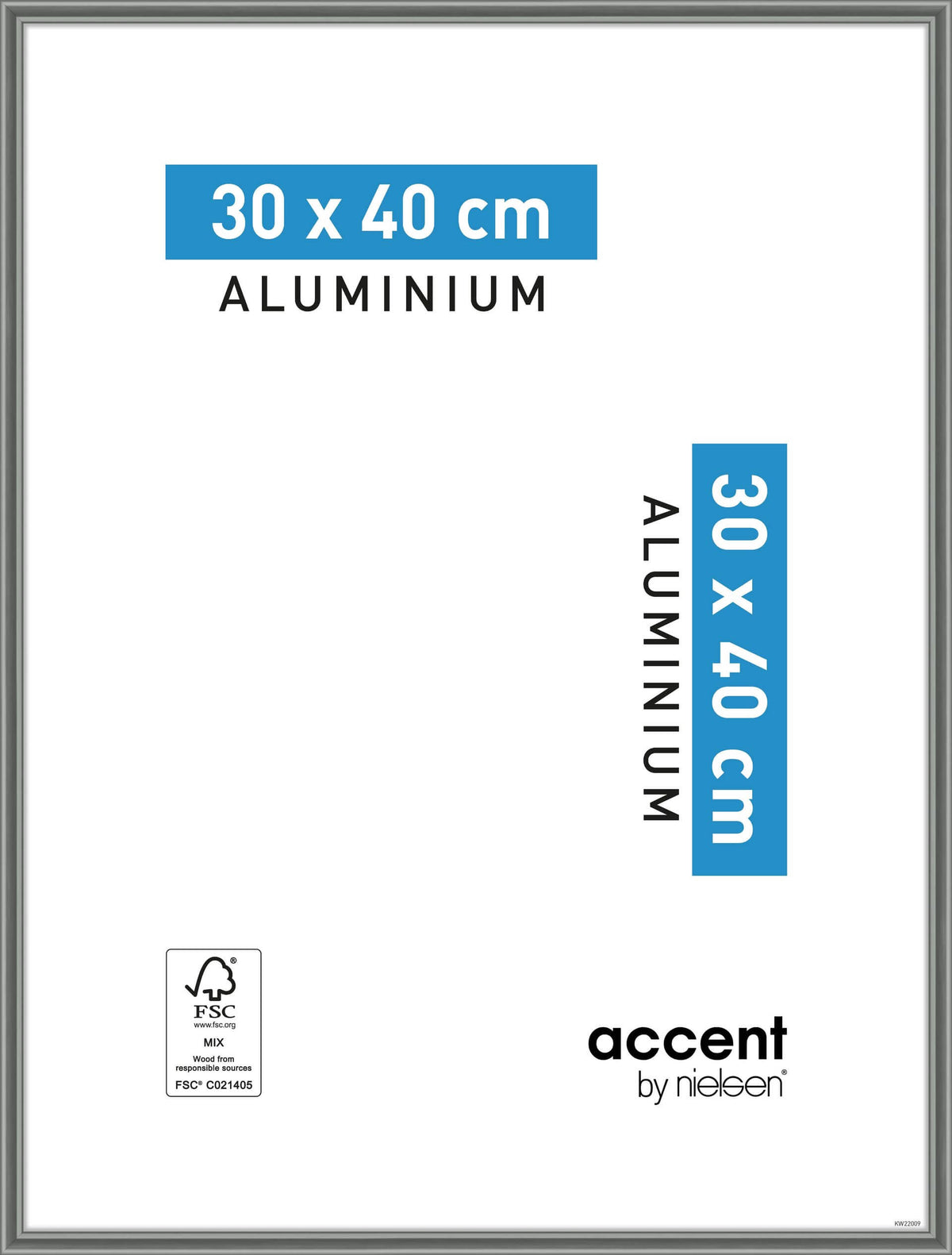 Nielsen Accent valmiskehys A4 (21 x 29,7 cm)