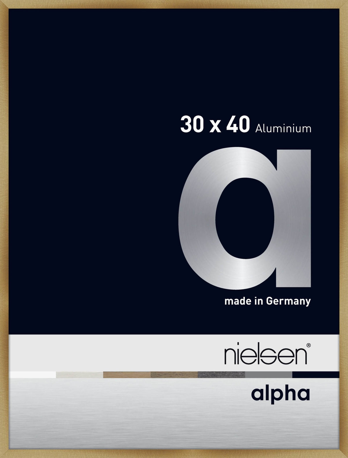 Nielsen Alpha valmiskehys, Natural Wood A2 (42 x 59,4 cm)