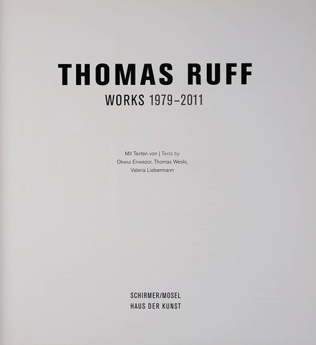 Thomas Ruff - Works