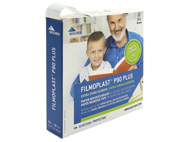 FILMOPLAST P90 Plus self adhesive Paper Tape 20mm x 50m roll Neschen